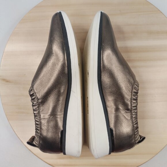 Louise et Cie Bronze Supple Leather Comfort Loafer Sneakers Women US 5.5M - Picture 10 of 14